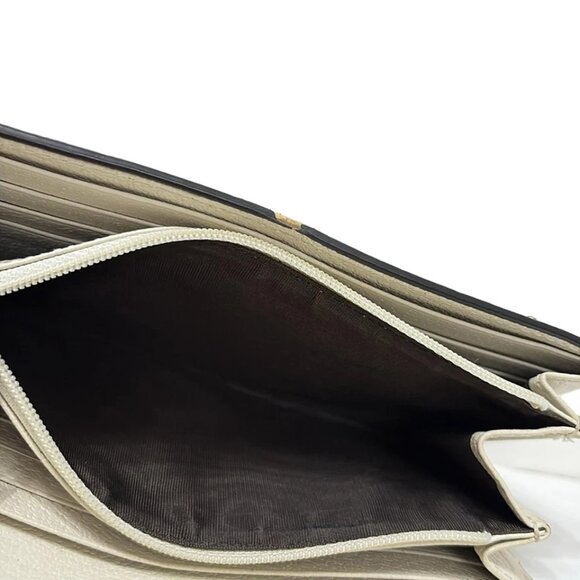 GUCCI Ophidia GG Blooms Beige Dark Brown Multi PVC Leather -323-072625 - Picture 4 of 5